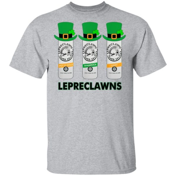 Lepreclawns Pot O’ Gold Shamrock Lucky St Patrick’s Day Claw Shirt Apparel