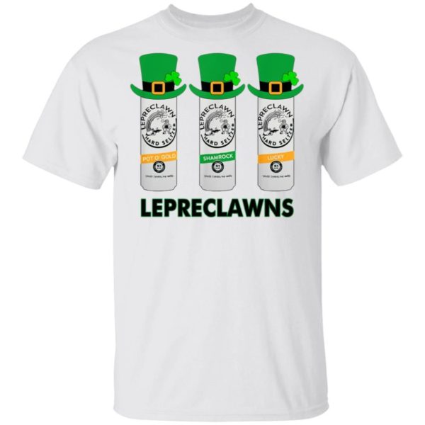 Lepreclawns Pot O’ Gold Shamrock Lucky St Patrick’s Day Claw Shirt Apparel