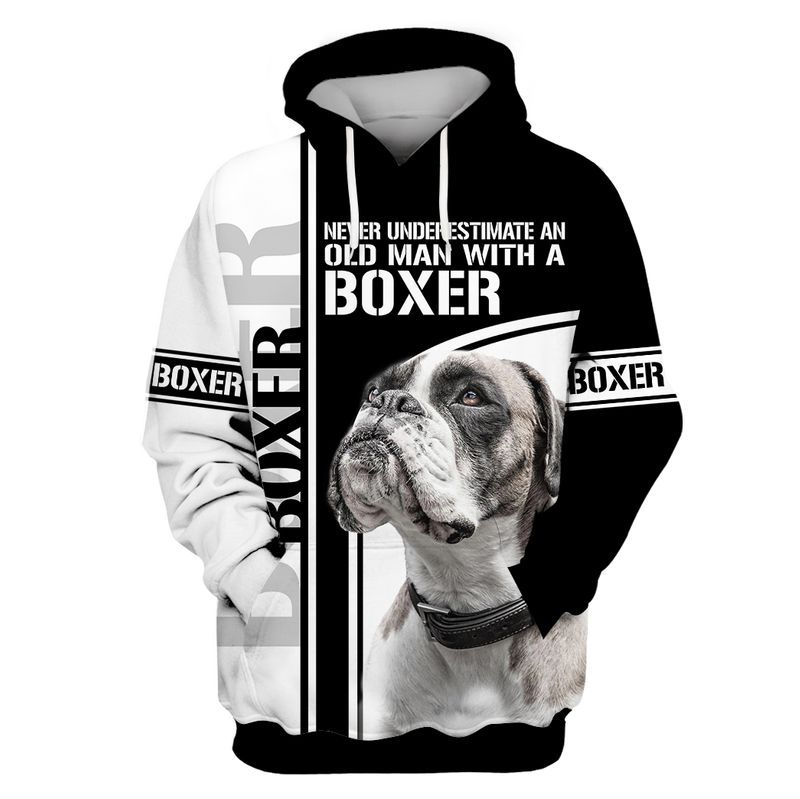 Love Boxer Never Underestimate An Old Man With A Boxer 3D All Over Print Shirt Apparel Love Boxer Never Underestimate An Old Man With A Boxer 3D All Over Print Shirt Apparel