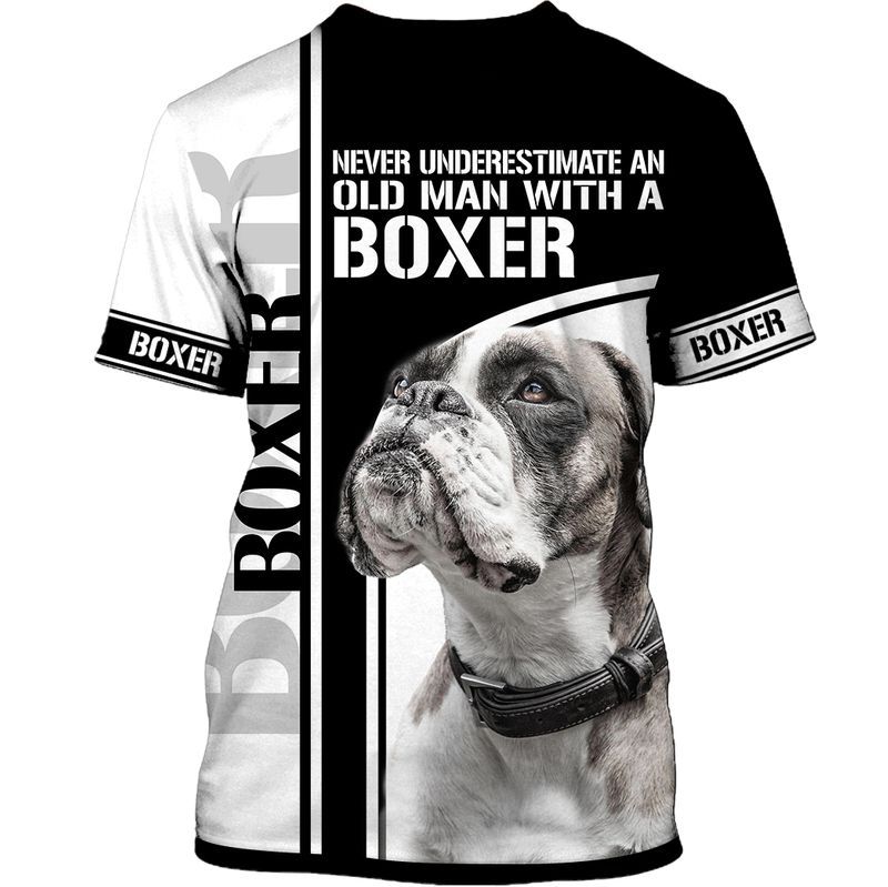 Love Boxer Never Underestimate An Old Man With A Boxer 3D All Over Print Shirt Apparel Love Boxer Never Underestimate An Old Man With A Boxer 3D All Over Print Shirt Apparel