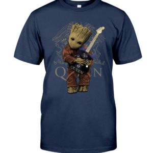 Baby Yoda Hug Queen Guitar Shirt Apparel