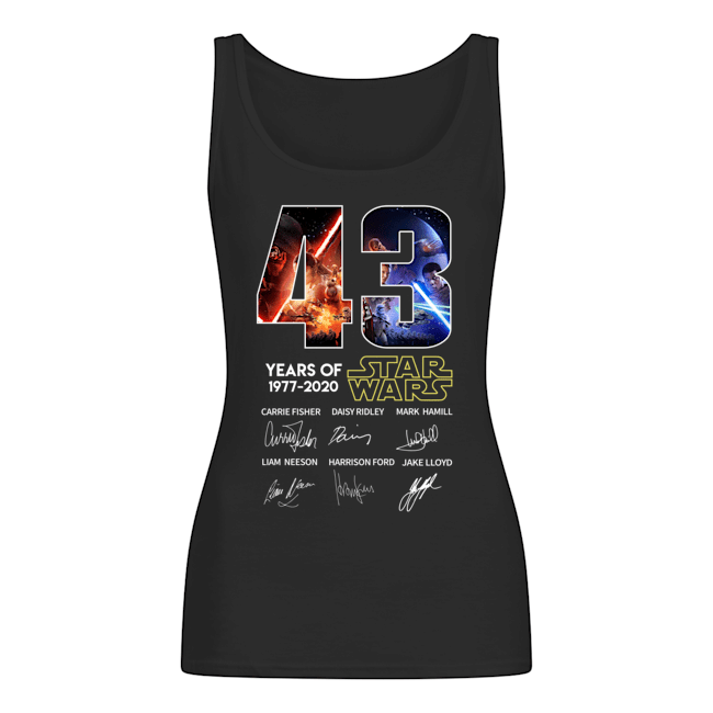43 Years Of Star Wars 1977 2020 Signature Shirt Apparel 43 Years Of Star Wars 1977 2020 Signature Shirt Apparel