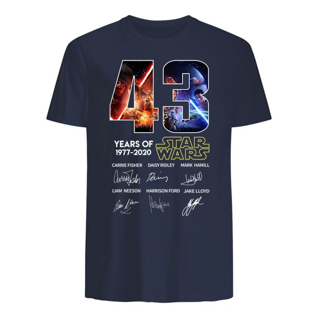 43 Years Of Star Wars 1977 2020 Signature Shirt Apparel 43 Years Of Star Wars 1977 2020 Signature Shirt Apparel