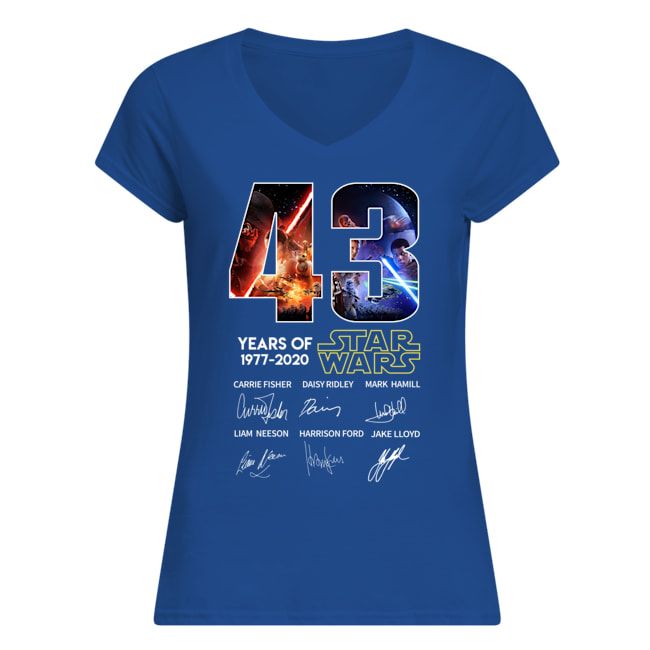 43 Years Of Star Wars 1977 2020 Signature Shirt Apparel 43 Years Of Star Wars 1977 2020 Signature Shirt Apparel