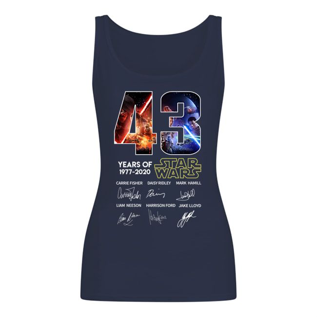 43 Years Of Star Wars 1977 2020 Signature Shirt Apparel 43 Years Of Star Wars 1977 2020 Signature Shirt Apparel