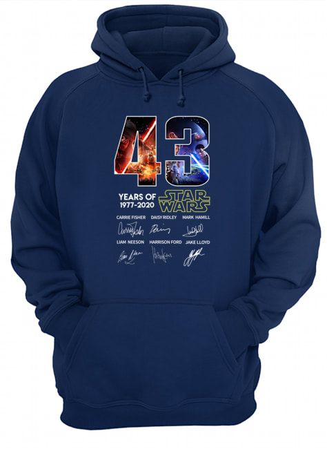 43 Years Of Star Wars 1977 2020 Signature Shirt Apparel 43 Years Of Star Wars 1977 2020 Signature Shirt Apparel