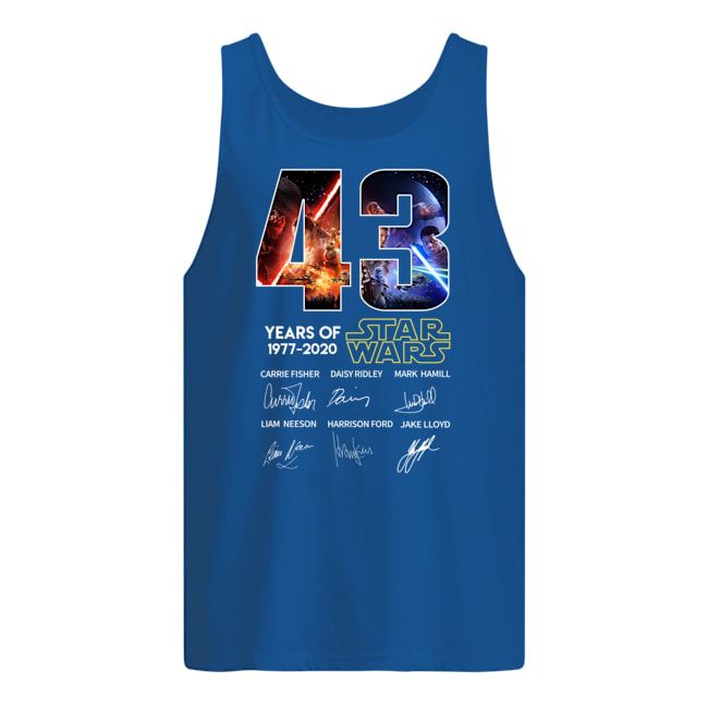 43 Years Of Star Wars 1977 2020 Signature Shirt Apparel 43 Years Of Star Wars 1977 2020 Signature Shirt Apparel