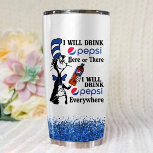 The Cat Dr Seuss Pepsi Mug Tumbler Apparel