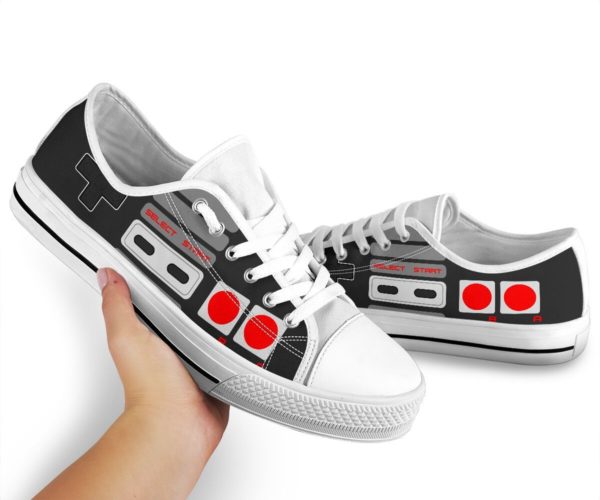 Game Console Low Top Shoes for Men & Women Apparel