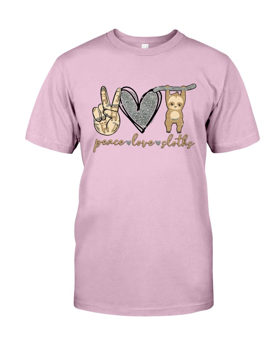 Peace Love Sloths Shirt Apparel Peace Love Sloths Shirt Apparel