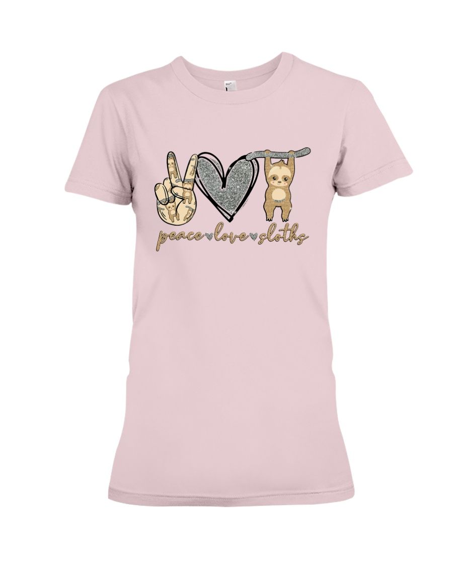 Peace Love Sloths Shirt Apparel Peace Love Sloths Shirt Apparel