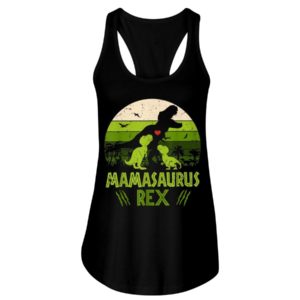 Vintage Retro 2 Kids Mamasaurus Dinosaur Lover Classic Shirt Uncategorized