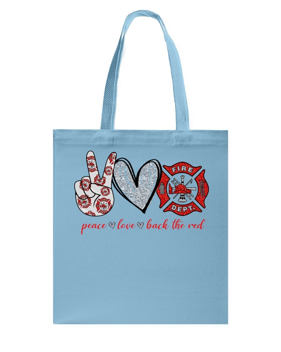 Peace Love Back The Red Fire Fighter Shirt Apparel Peace Love Back The Red Fire Fighter Shirt Apparel