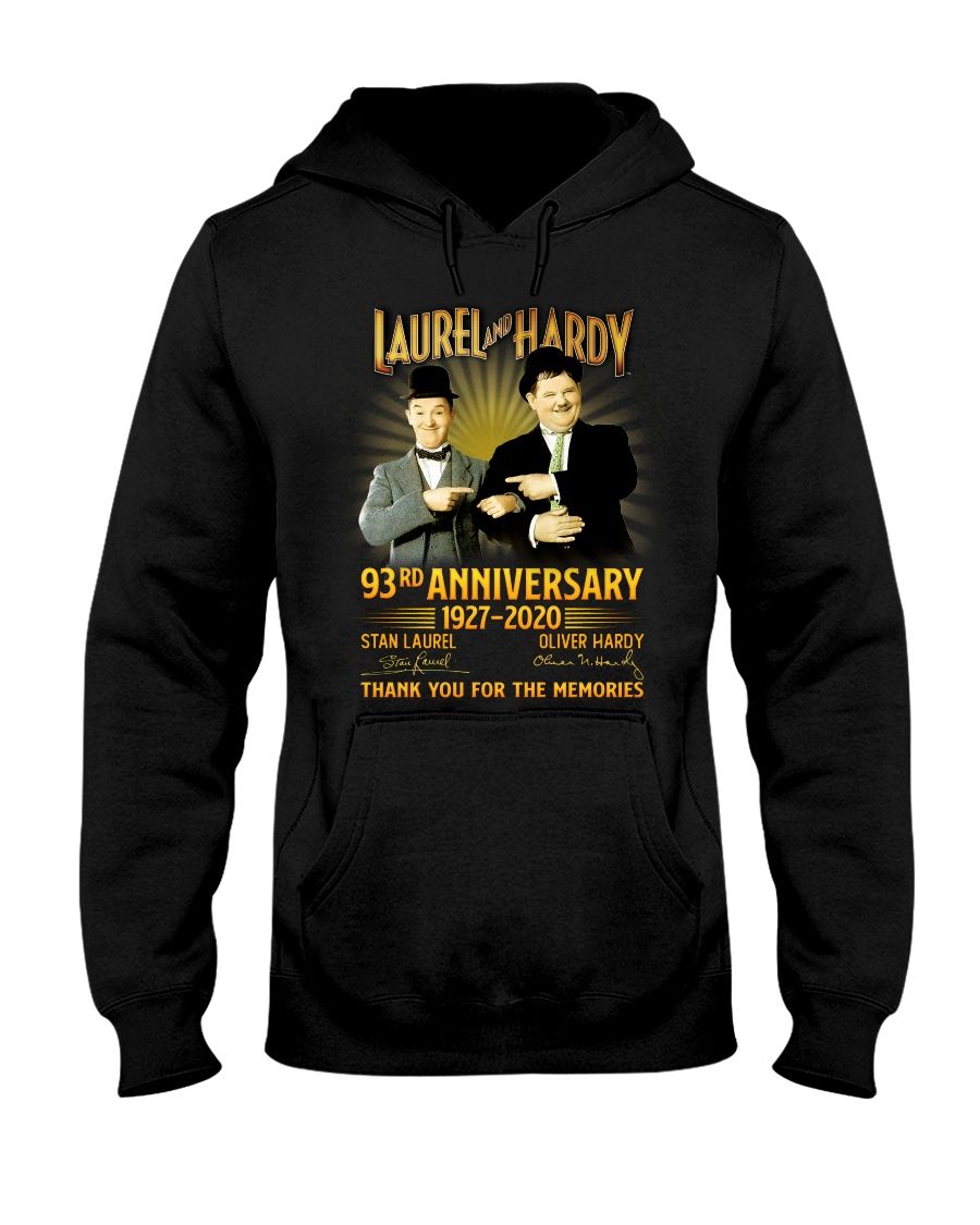 Laurel & Hardy 93 Rd Anniversary 1927 2020 Signature Shirt Apparel Laurel & Hardy 93 Rd Anniversary 1927 2020 Signature Shirt Apparel