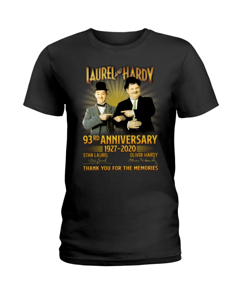 Laurel & Hardy 93 Rd Anniversary 1927 2020 Signature Shirt Apparel Laurel & Hardy 93 Rd Anniversary 1927 2020 Signature Shirt Apparel