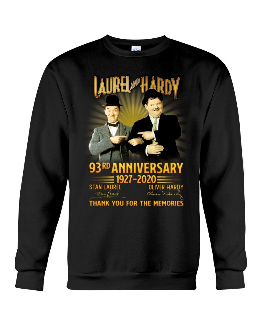 Laurel & Hardy 93 Rd Anniversary 1927 2020 Signature Shirt Apparel Laurel & Hardy 93 Rd Anniversary 1927 2020 Signature Shirt Apparel