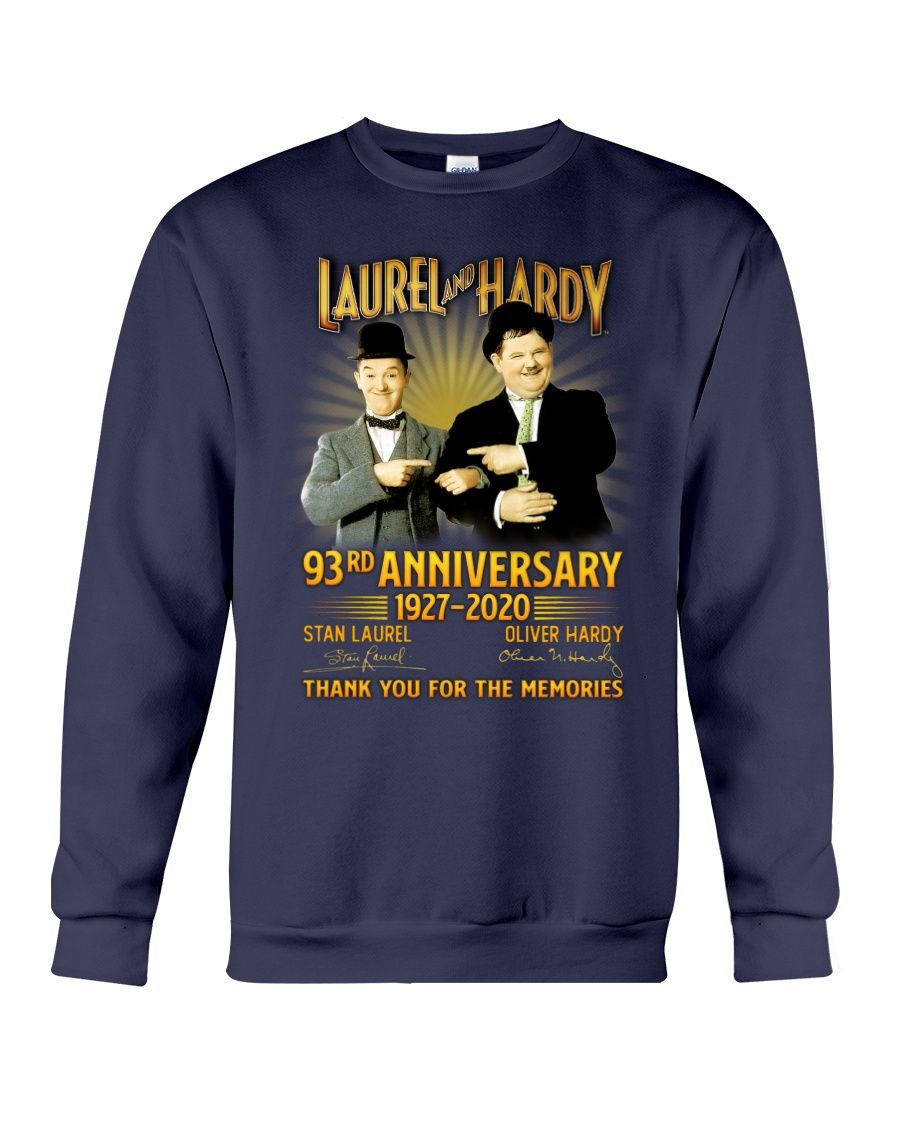 Laurel & Hardy 93 Rd Anniversary 1927 2020 Signature Shirt Apparel Laurel & Hardy 93 Rd Anniversary 1927 2020 Signature Shirt Apparel