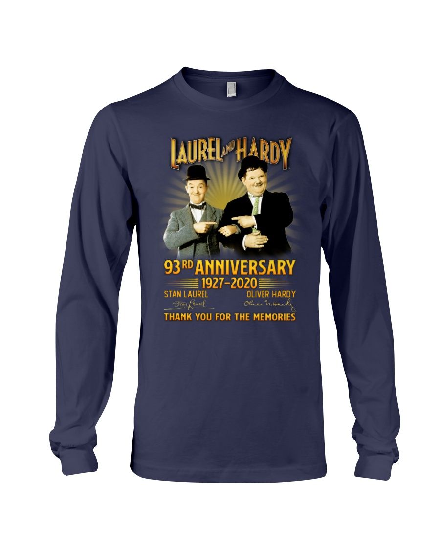 Laurel & Hardy 93 Rd Anniversary 1927 2020 Signature Shirt Apparel Laurel & Hardy 93 Rd Anniversary 1927 2020 Signature Shirt Apparel
