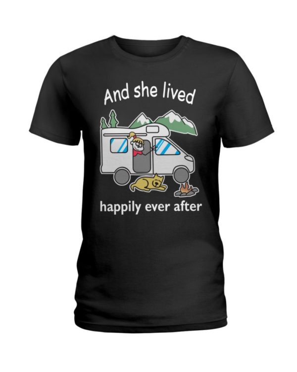 And She Lived Happily Ever After Shirt Apparel