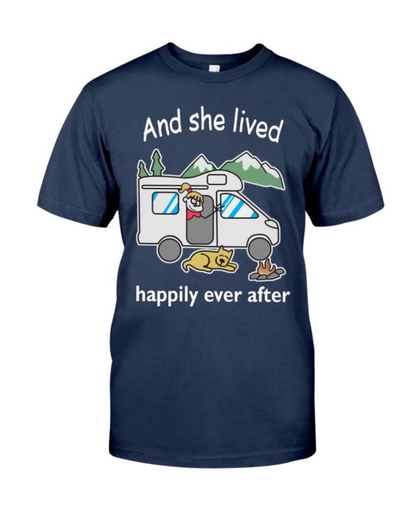 And She Lived Happily Ever After Shirt Apparel