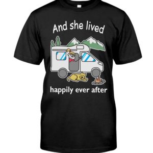 And She Lived Happily Ever After Shirt Apparel