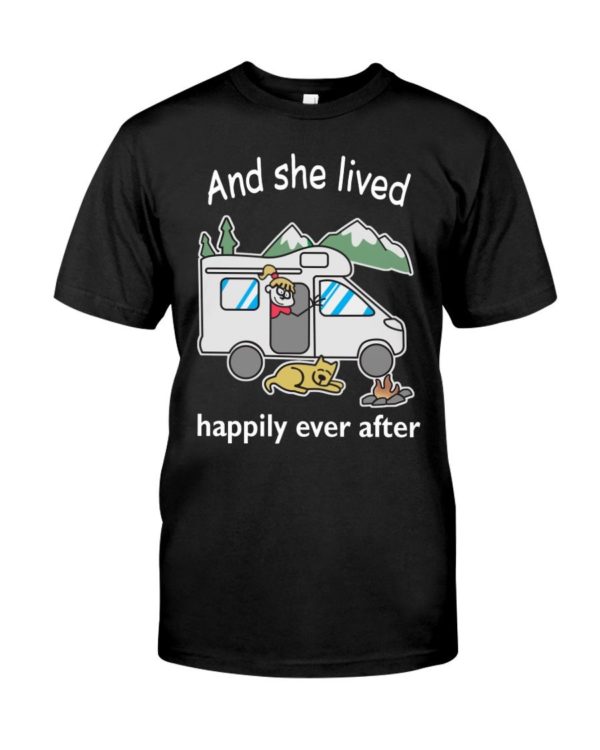 And She Lived Happily Ever After Shirt Apparel