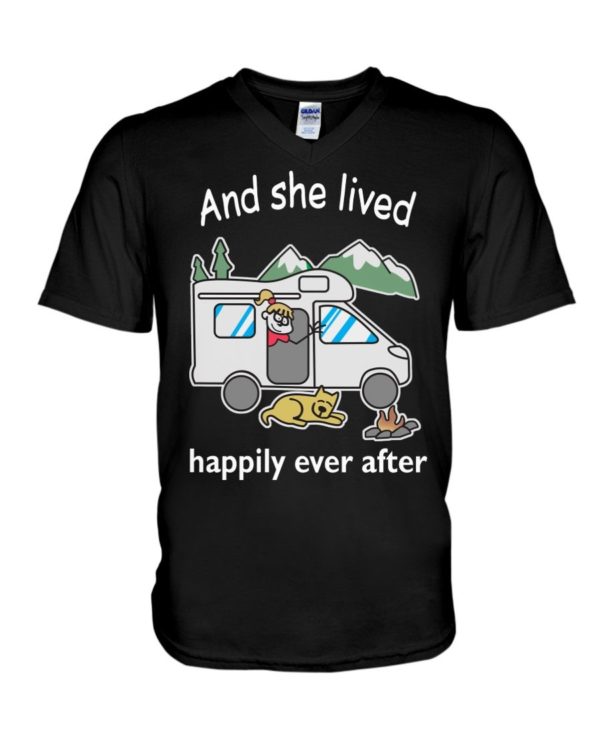 And She Lived Happily Ever After Shirt Apparel