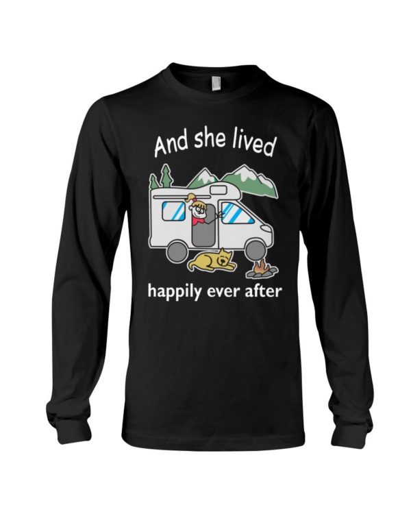 And She Lived Happily Ever After Shirt Apparel