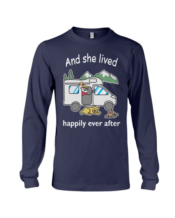 And She Lived Happily Ever After Shirt Apparel