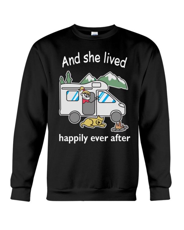 And She Lived Happily Ever After Shirt Apparel