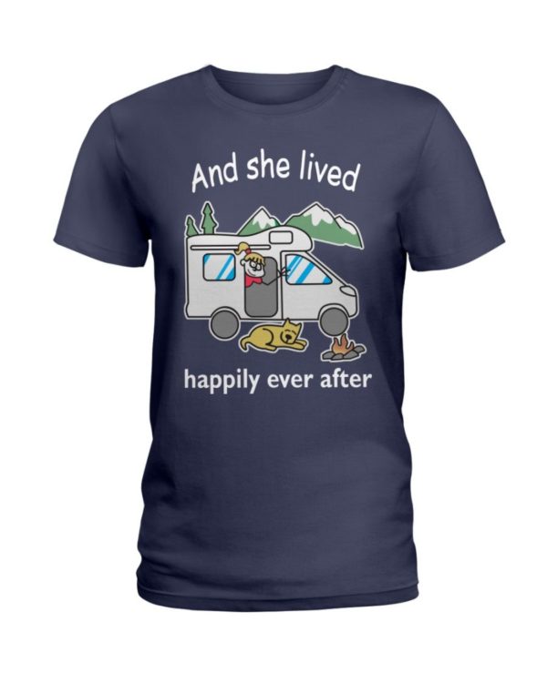 And She Lived Happily Ever After Shirt Apparel