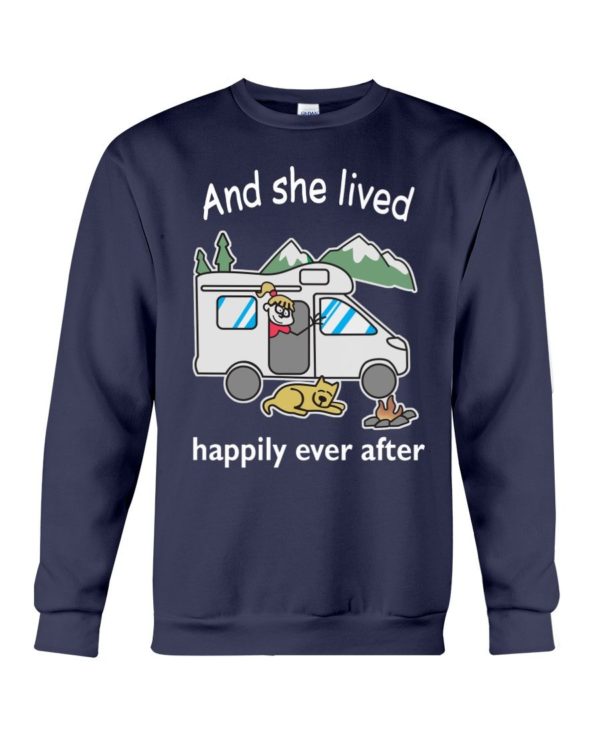 And She Lived Happily Ever After Shirt Apparel