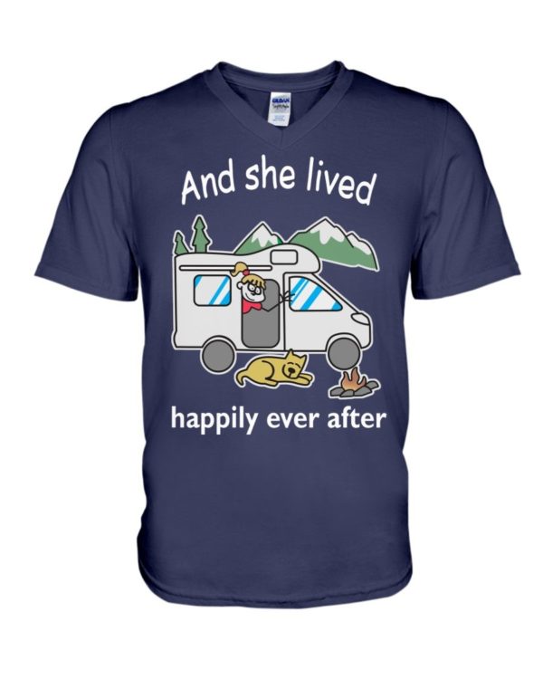 And She Lived Happily Ever After Shirt Apparel