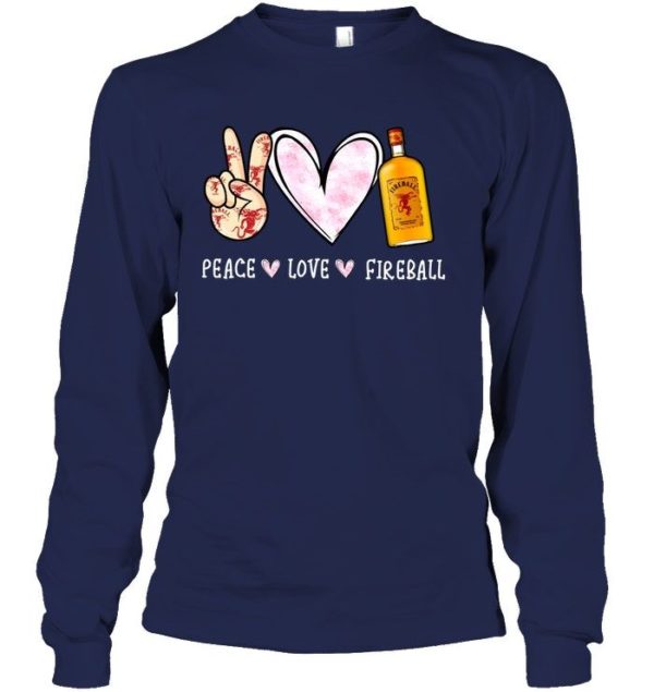 Peace Love Fireball Shirt Apparel