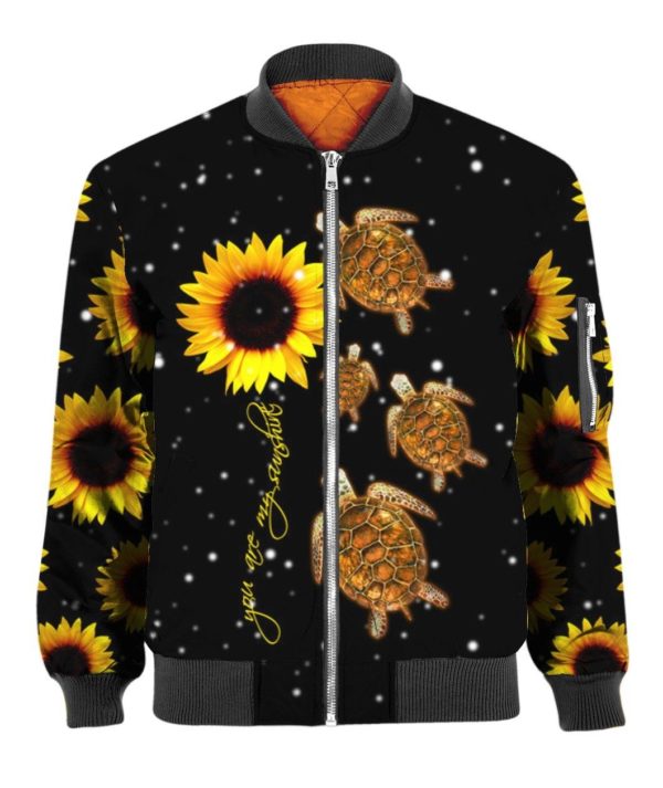 You Are My Sunshine Sunflower & Turtle 3D Shirt Uncategorized