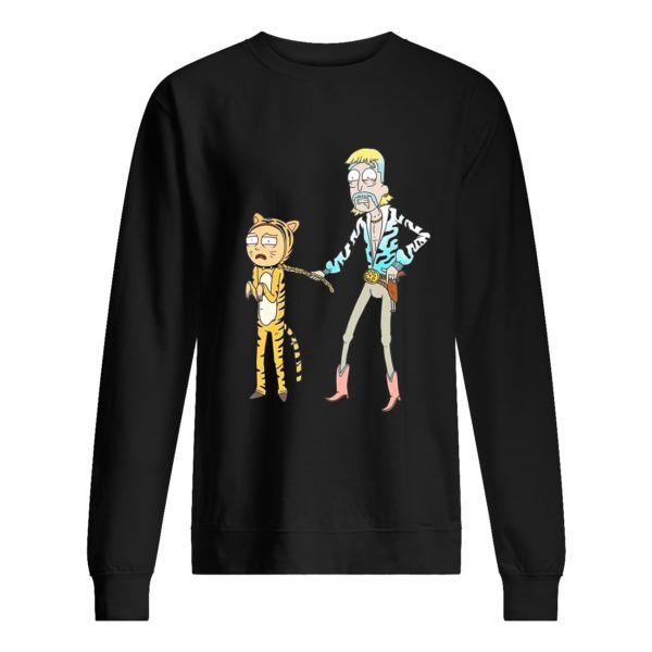 Rick and Morty x Tiger King Funny Parody Shirt Apparel