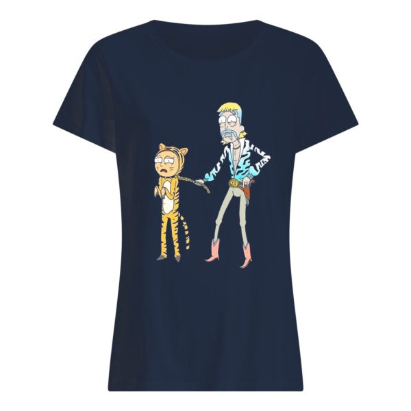 Rick and Morty x Tiger King Funny Parody Shirt Apparel