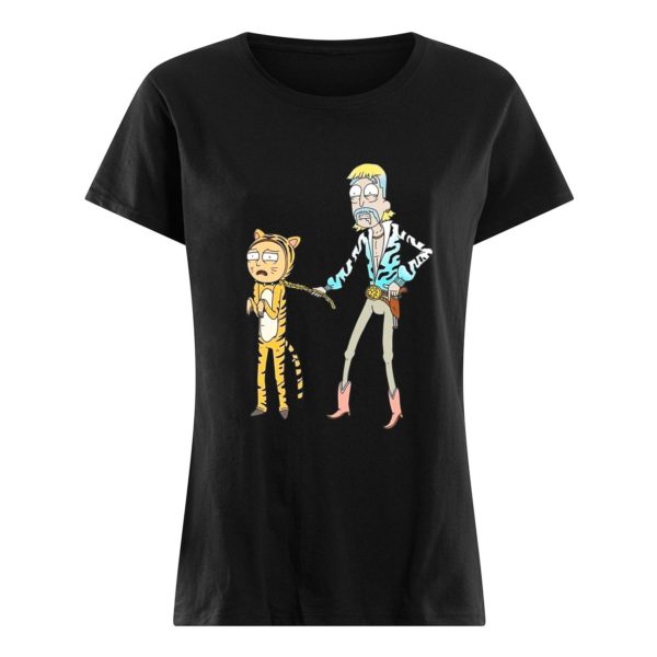 Rick and Morty x Tiger King Funny Parody Shirt Apparel