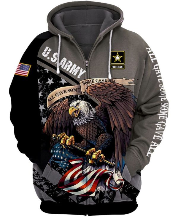 US Army Veteran All Gave Some, Some Gave All 3D Shirt Apparel