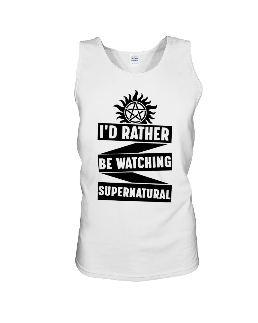 I'd Rather Be Watching Supernatural Shirt Apparel I'd Rather Be Watching Supernatural Shirt Apparel