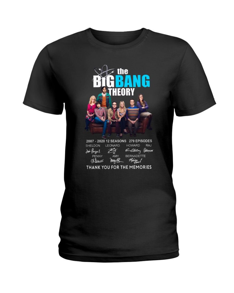 The Bigbang Theory 2007 2020 Thank You For The Memories Signature Shirt Apparel The Bigbang Theory 2007 2020 Thank You For The Memories Signature Shirt Apparel