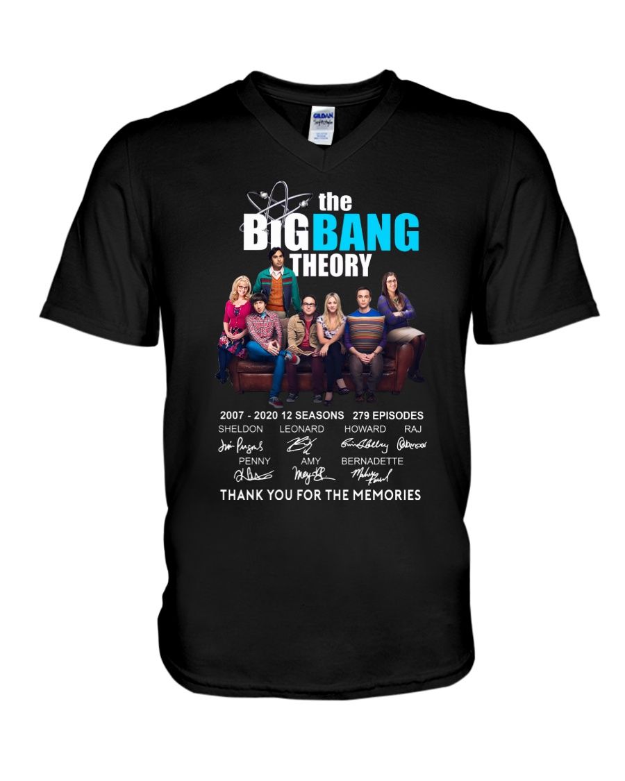 The Bigbang Theory 2007 2020 Thank You For The Memories Signature Shirt Apparel The Bigbang Theory 2007 2020 Thank You For The Memories Signature Shirt Apparel