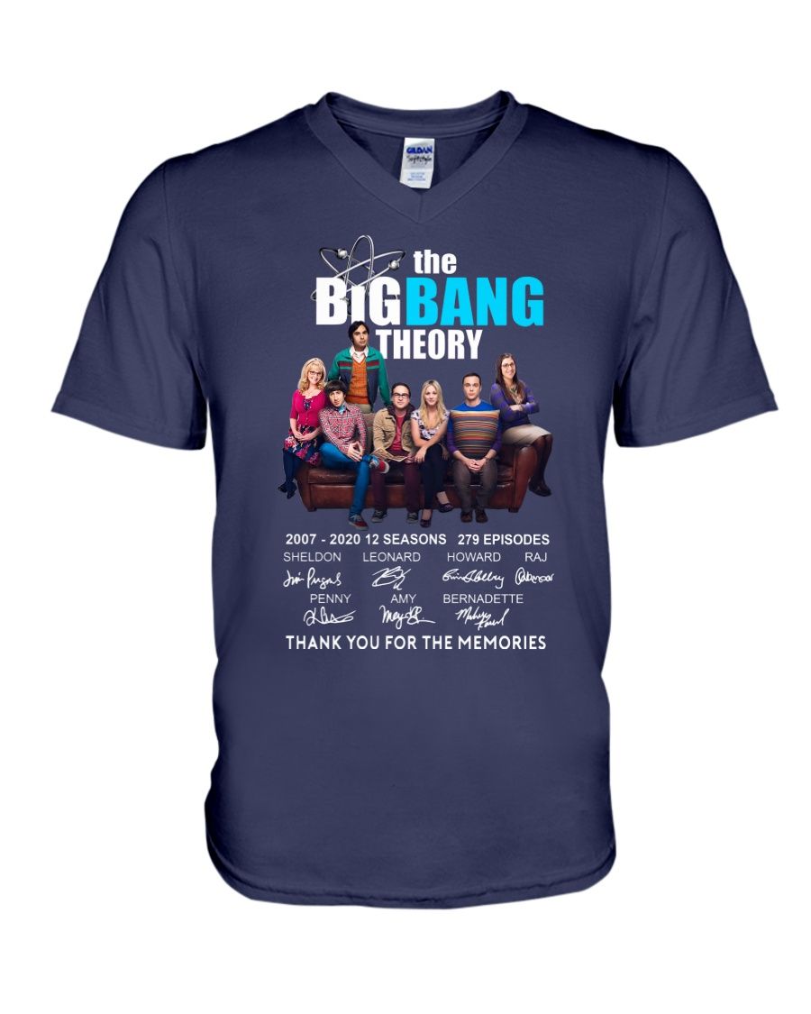 The Bigbang Theory 2007 2020 Thank You For The Memories Signature Shirt Apparel The Bigbang Theory 2007 2020 Thank You For The Memories Signature Shirt Apparel