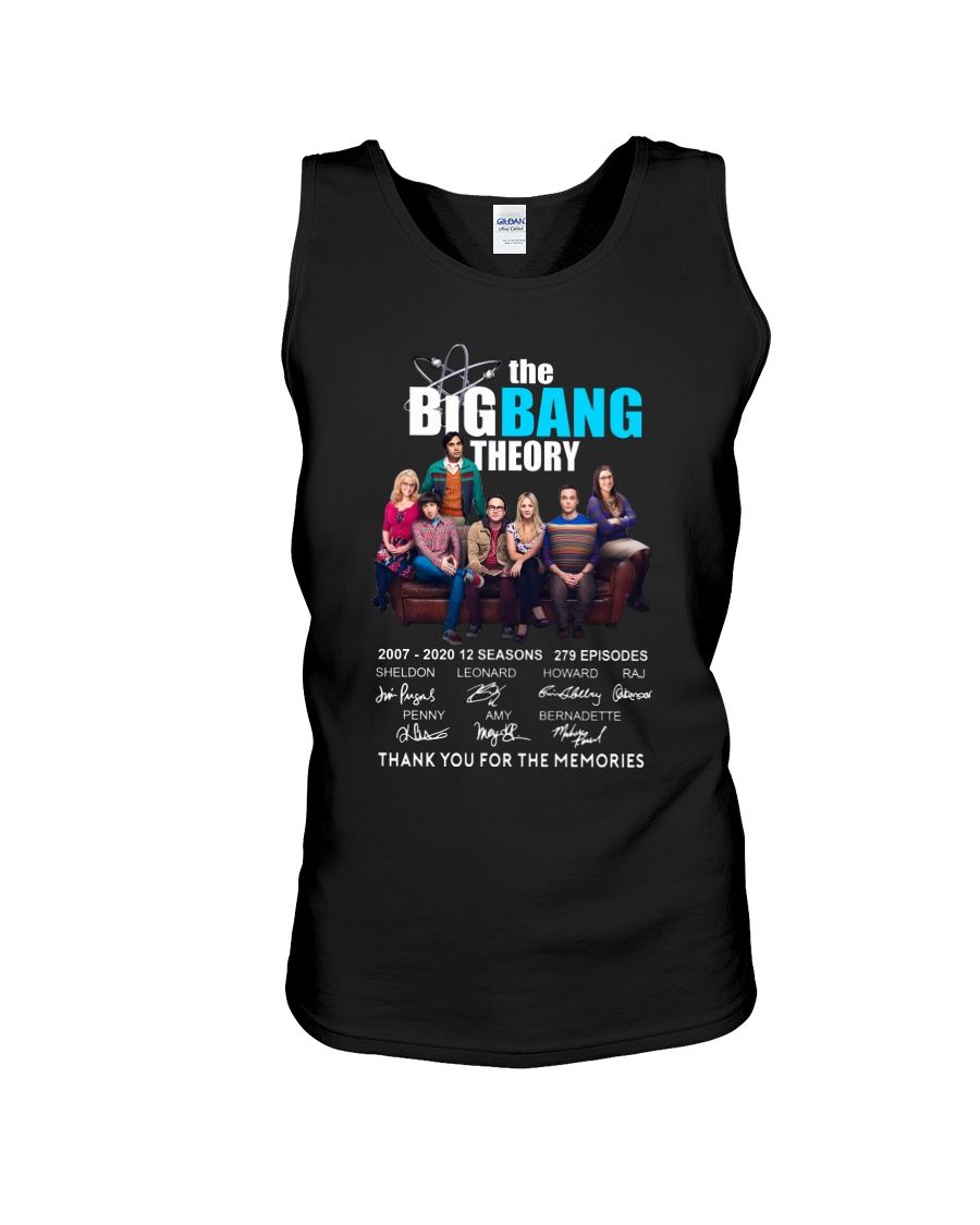 The Bigbang Theory 2007 2020 Thank You For The Memories Signature Shirt Apparel The Bigbang Theory 2007 2020 Thank You For The Memories Signature Shirt Apparel
