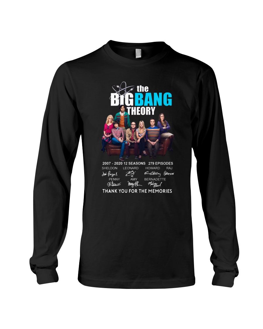 The Bigbang Theory 2007 2020 Thank You For The Memories Signature Shirt Apparel The Bigbang Theory 2007 2020 Thank You For The Memories Signature Shirt Apparel