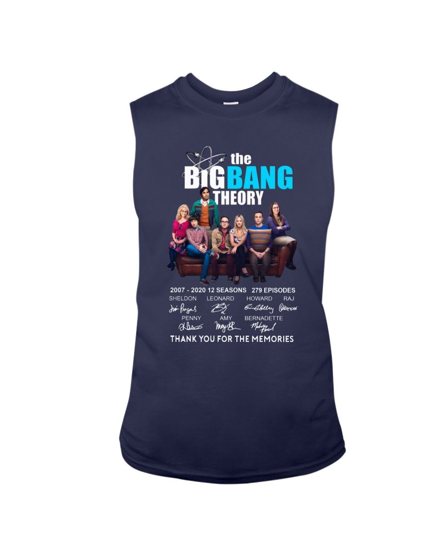 The Bigbang Theory 2007 2020 Thank You For The Memories Signature Shirt Apparel The Bigbang Theory 2007 2020 Thank You For The Memories Signature Shirt Apparel