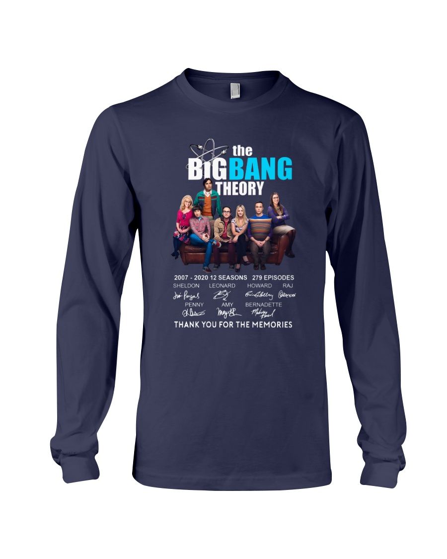 The Bigbang Theory 2007 2020 Thank You For The Memories Signature Shirt Apparel The Bigbang Theory 2007 2020 Thank You For The Memories Signature Shirt Apparel