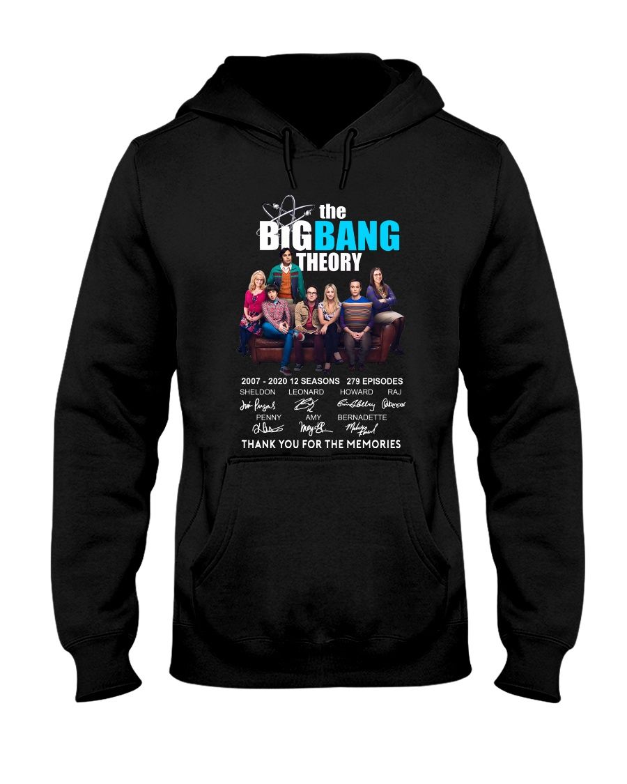 The Bigbang Theory 2007 2020 Thank You For The Memories Signature Shirt Apparel The Bigbang Theory 2007 2020 Thank You For The Memories Signature Shirt Apparel