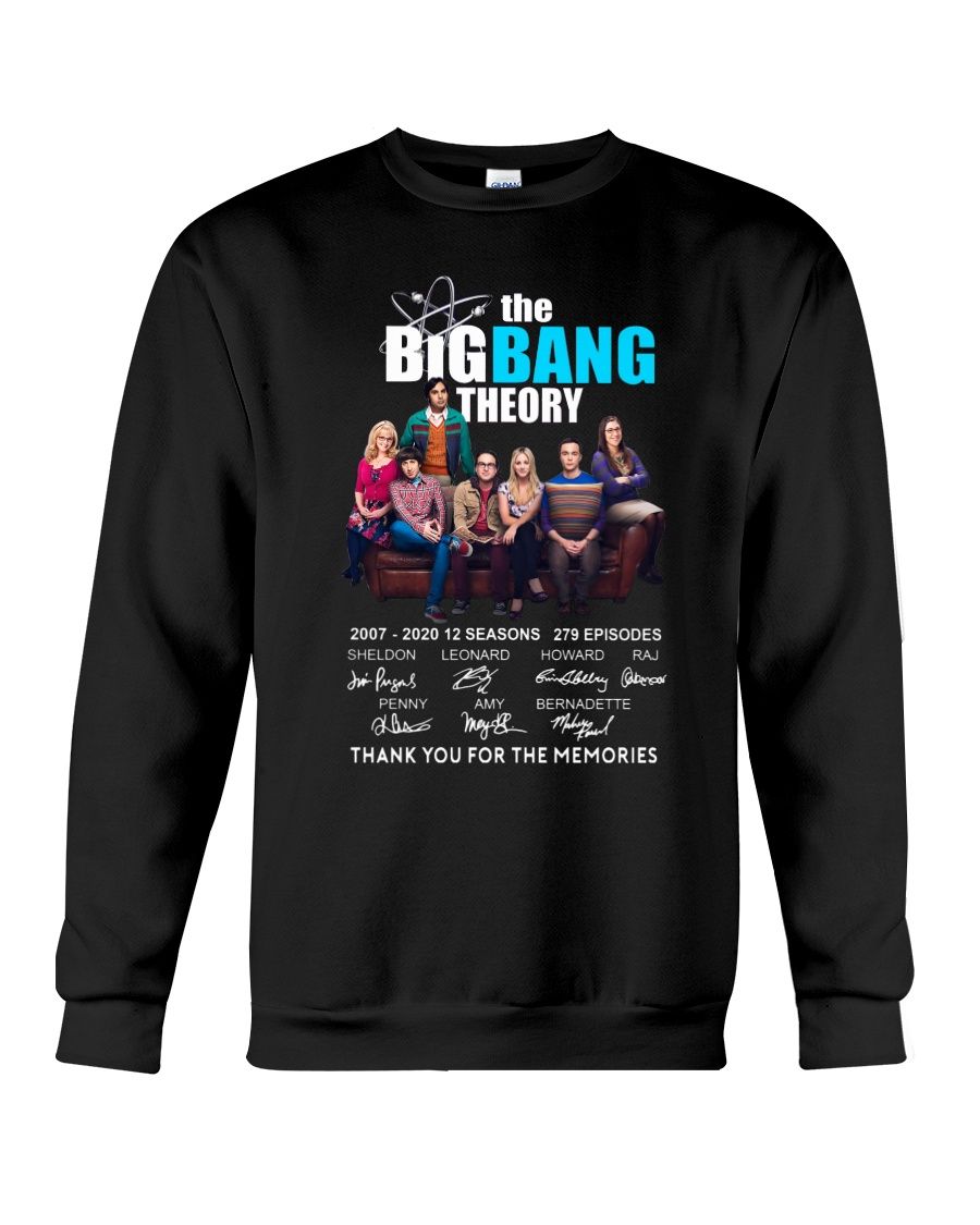 The Bigbang Theory 2007 2020 Thank You For The Memories Signature Shirt Apparel The Bigbang Theory 2007 2020 Thank You For The Memories Signature Shirt Apparel