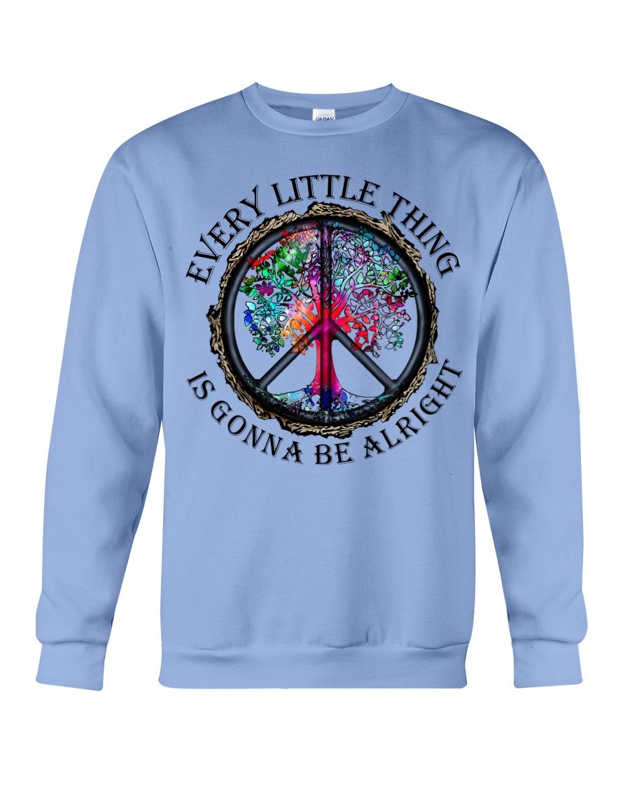 Hippie Every Little Thing Is Gonna Be Alright Shirt Apparel Hippie Every Little Thing Is Gonna Be Alright Shirt Apparel